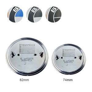 BMW E30 E38 E39 E46 E60 E61 E90 X1 X3 X4 X5 X6 E70 E83 X5 F10 F30 F32 용 74mm 82mm 자동차 앞 후드 엠블럼 뒷 트렁크 배지 2개