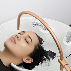 요요 플러스 전문 헤어 살롱 헤드 스파 샤워 마사지 장비 - 헤드용 물 배출구가 있는 플러싱 헤어 세척 베드 펌프