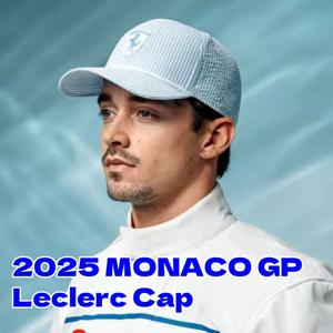 2025 SF 페라리 F1 레이싱 모나코 GP 샤를 르클레르 캡 모나코 스페셜 에디션 야구 모자 포뮬러 원 레이싱 팬 캡