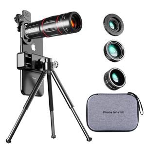 Tongdaytech 28X HD 휴대 전화 카메라 렌즈 망원경 줌 매크로 렌즈 for Iphone 삼성 스마트 폰 Fish Eye Lente Para Celular
