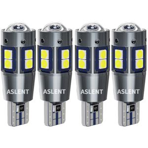 4Pcs W5W T10 LED Canbus 전구 화이트 아이스 블루 자동차 인테리어 돔 라이트 트렁크 램프 주차 조명 오류 무료 12V
