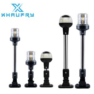 새로운 접이식 360 학위 LED 보트 네비게이션 라이트 요트 해양 앵커 라이트 12 ~ 24 V 항해 신호등 보트 액세서리