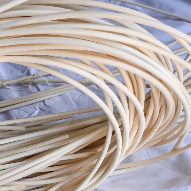 500g 라운드 2.5-12mm 직경 인도네시아 자연 진짜 등나무 코어 지팡이 스틱 홈 가구 의자 스크린 침대 직조 재료