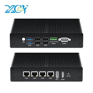 팬리스 산업용 미니 PC 인텔 N100 이더넷 RS485 RS232 6x USB M.2 슬롯 확장, 윈도우 리눅스 OpenWrt 라우터 OS, 4x2.5G