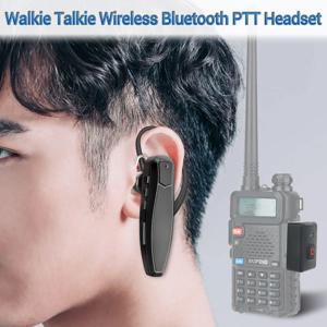 Baofeng 워키 토키 무선 블루투스 PTT 헤드셋 이어폰 Kenwood UV-5R BF-888S Quansheng UV K5 용 핸즈프리 K 플러그 (8)