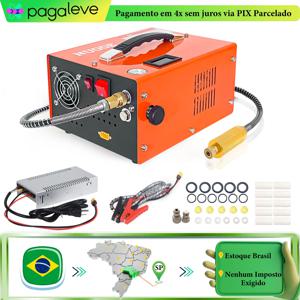 NUOGE PCP 공기 압축기, 고압 대형 필터, 오일/워터 프리, 수중 병, 4500Psi, 30Mbar, 110V, 220V