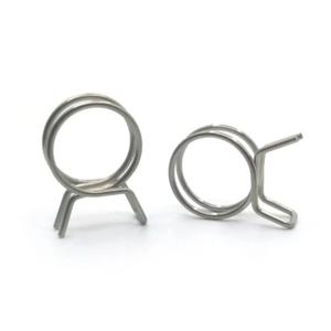 10Pcs 5mm-14mm 호스 클램프 스테인레스 스틸 튜브 스프링 클립 연료 라인 호스 클램프 씰링 파이프 클립 하드웨어 액세서리