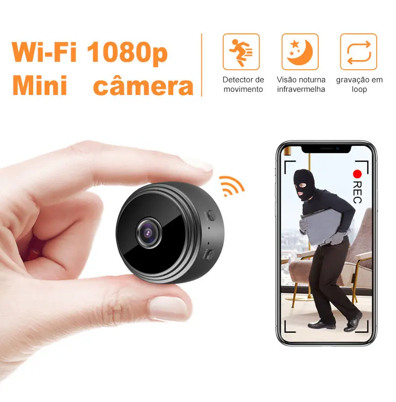 A9 미니 카메라 WiFi 무선 모니터링 보안 보호 원격 모니터 캠코더 비디오 감시 스마트 홈