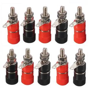 10 PCS 바인딩 포스트 터미널 4mm 바나나 플러그 소켓 증폭기 Arduino 용 4mm 터미널 커넥터