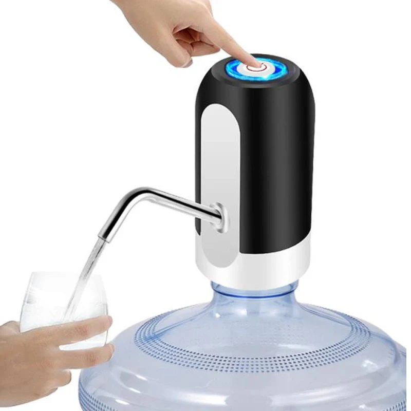 전기 무선 펌핑 물 병에 담긴 자동 디스펜서 병 USB 충전식