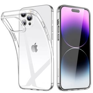 iPhone 16 15 14 13 12 11 Pro Max Mini X XR XS 7 8 Plus 소프트 TPU 실리콘 투명 뒷면 커버 용 초박형 투명 전화 케이스