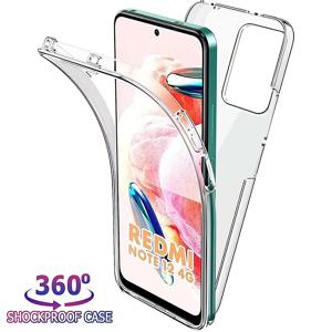 360 전체 실리콘 케이스 Xiaomi Redmi Note 13 14 Pro Plus 12S 11S 10S 9 8 7 Pro 9S 14C 14T 13T 12T 11T 10T Poco X6 X5 X4 X3 F3