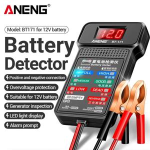 ANENG BT-171 다기능 배터리 테스터 LED 역방향 디스플레이 화면 전기 도구로 12V 자동 수리 산업 감지