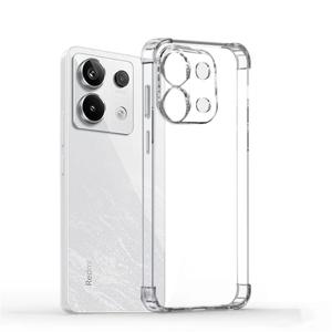 Xiaomi Redmi Note 13 12 Pro Plus POCO M6 X5 X6 PRO 5G M6 Pro 4G 투명 투명 실리콘 뒷면 커버 용 충격 방지 전화 케이스