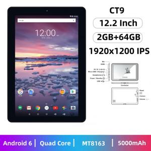 12.2인치 2GB 램 64GB 저장용량 안드로이드 6.0 태블릿 PC 1920x1200 IPS MT8163 쿼드 코어 듀얼 카메라 5000mAh 배터리 미니 HD-MI ﻿