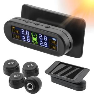 자동차 TPMS 센서 타이어 압력 모니터링 시스템 타이어 온보드 컴퓨터 진단 태양열/USB 오프로드 4x4 자동차 액세서리