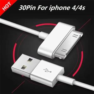 30 핀 USB 충전기 케이블 아이폰 4 4s 3G 3GS IPad 1 2 3 아이팟 어댑터 액세서리 나노 터치 충전 데이터 케이블 USB 충전기