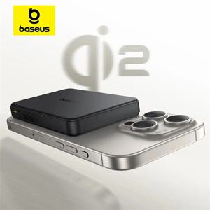 Baseus Qi2 자기 보조베터리 10000mah 15W 무선 충전 22.5W 유선 충전 Qi2 iPhone 16 15 14 13 12 Pro Max 인증
