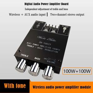 ZK-1002T Bluetooth 호환 HIFI 2.0 채널 증폭기 스테레오 스피커 보드