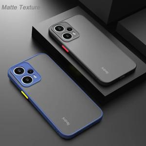 Xiaomi Redmi Note 12 Turbo 13 11 10 Pro Plus 4G 5G 충격 방지 범퍼 전화 커버 Redmi 12 12C 커버 용 무광택 갑옷 케이스