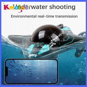 카메라 수중 6CH 원격 제어 Wifi FPV 원격 제어 보트와 RC 보트 잠수함 Boyts 아이 선물을위한 라디오 제어 장난감