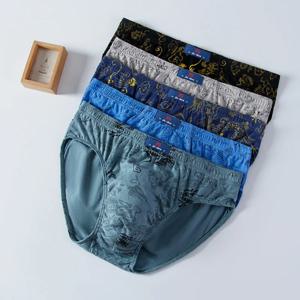 남성용 코튼 언더팬츠, 남성 속옷, 니커 팬티, 반바지, 섹시한 속옷, L XL 2XL 3XL 4XL 5XL 6XL 7XL, 로트당 5 개