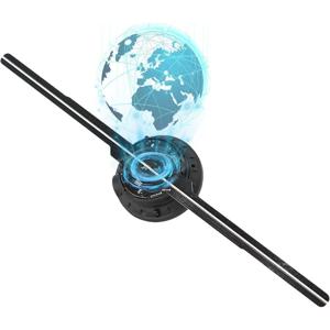 42cm 3D 홀로그램 팬 Wifi 원격 사용자 정의 아이콘 DIY 비디오 로고 LED 네온 불빛 회전 디스플레이 AD 3D 홀로그램 프로젝터