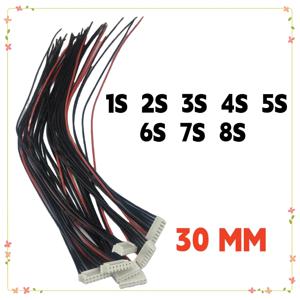 5 개/몫 1S 2S 3S 4S 5S 6S 7S 8S Lipo 배터리 밸런스 충전기 30cm 케이블 Imax B6 커넥터 플러그 케이블 항공 모델 부품