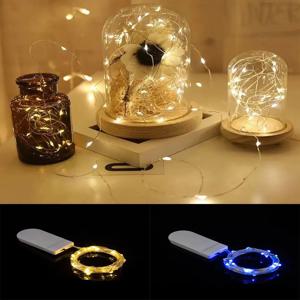 LED 구리 와이어 요정 조명, DIY 웨딩 파티 크리스마스 장식 화환, 방수 저전압 배터리 전원 스트링 조명