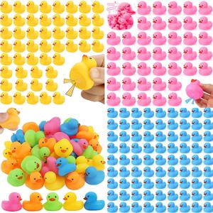 30Pcs 미니 고무 Ducky 고무 오리 대량 플로트 오리 아기 목욕 장난감, 샤워 생일 파티 호의 선물