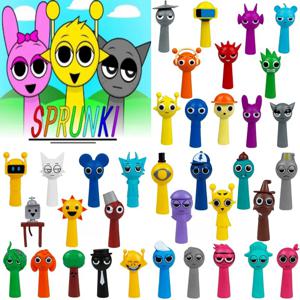 Sprunki 피규어 12pcs 모드 장난감 Sprunki Incredibox 애니메이션 액션 피규어 Sprunki 게임 만화 생일 인형 인형 부활절 선물