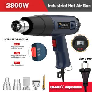 2800W 건설 열 건조기 220V 히트 건 납땜 도구 온도 조절 가능 Revair 헤어 드라이어 수축 포장 도구