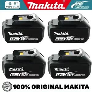 Makita 18V 배터리 용 Makita 6Ah/5Ah BL1830B BL1850B BL1850 BL1840 BL1860 BL1815 교체 용 리튬 배터리
