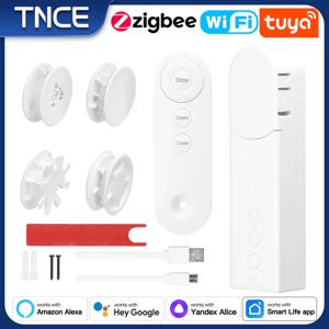 TNCE Tuya 체인 전동 롤러, WIFI Zigbee 셔터 블라인드 쉐이드 드라이브 모터, 스마트 라이프 앱, Alice Alexa Google 홈 음성