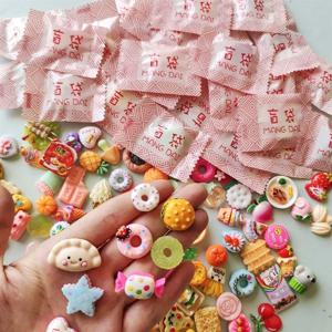 5/20/40pcs 미니 음식 음료 액세서리 미니 블라인드 박스 하우스 주방 장식 크리 에이 티브 파티 블라인드 가방 어린이 장난감 선물