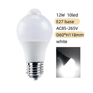 E27 LED 모션 센서 전구 LED 램프 B22 PIR 센서 전구 자동 ON/OFF 베란다 계단 차고 보안 조명에 대 한 야간 조명