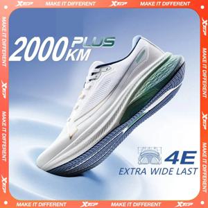 Xtep 2000km Plus 운동화 2025 새로운 봄 경량 미끄럼 방지 내마모성 남성용 트레이닝 조깅 스니커즈 875319110001