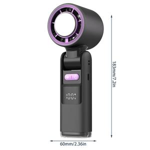 100 터보 냉각 아이스 센세이션 콜드 팬 슈퍼 미니 터보 스피드 팬 USB 전원 디지털 디스플레이 야외 캠핑 여행용