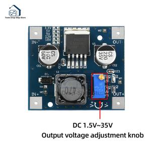 DC 3-40V ~ 3.3V/5V/9V/12V/18V 스텝다운 전원 모듈 LM2596 스텝다운 모듈 DC1.5-35V 가변 전압 전원 모듈 ﻿