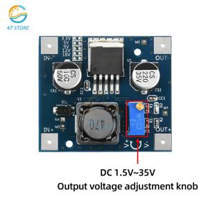 DC 3-40V ~ 3.3V/5V/9V/12V/18V 스텝다운 전원 모듈 LM2596 스텝다운 모듈 DC1.5-35V 가변 전압 전원 모듈 ﻿