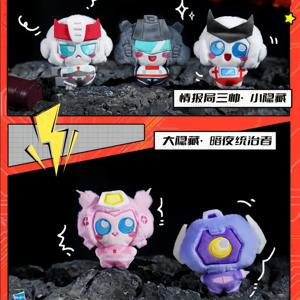 뜨거운 판매 재고 변환 Optimus 무작위 장난감 Shockwave 블라인드 박스 테이블 장식 장난감 모델 팬 깜짝 휴일 선물