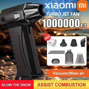 Xiaomi 1000000 RPM 브러시리스 터보 송풍기 10000mah 고속 충전 슈퍼 스러스트 Pc 청소 휴대용 핸드 헬드 터빈 자동차 먼지