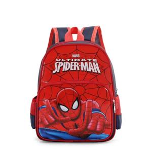 초등 및 중등 학생을위한 스파이더 맨 학교 가방 남성과 여성 귀여운 만화 배낭 Mochila