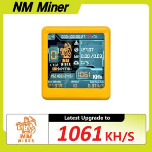 NMminer nerdminerV2 1060KH/S NM-TV — ESP32 BTC SOLO 복권 광부 및 스마트 선물 SmallTV 데스크탑 시계