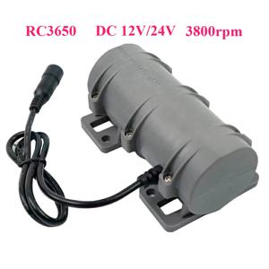 RC3650 고속 3800RPM DC 진동 모터, 마사지 침대 의자 경고 시스템용 12V 24V 조절 가능