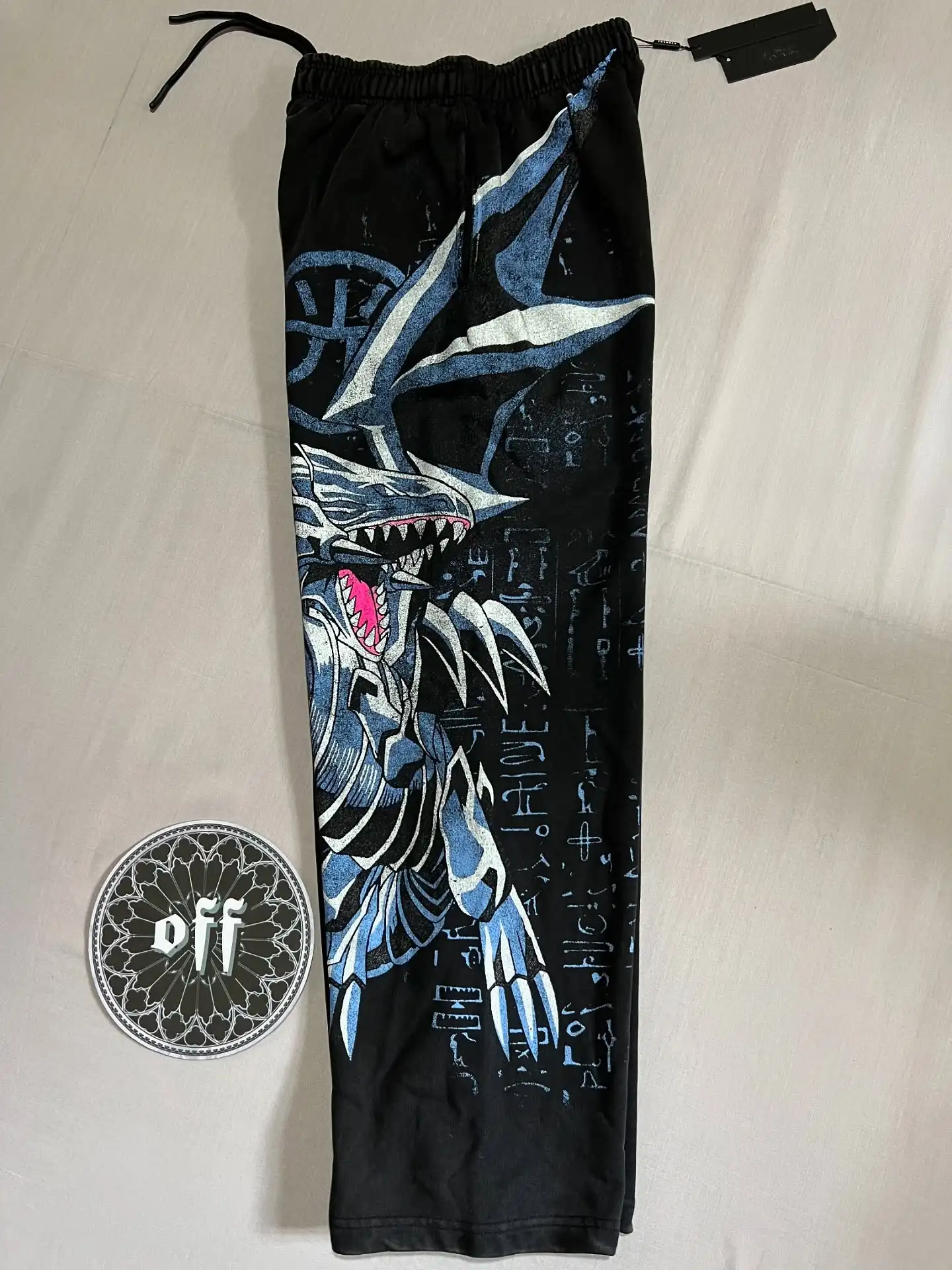 New Y2k Yu-Gi-Oh 바지 남성 헐렁한 인기 바지 와이드 레그 하라주쿠 streetwear 캐주얼 빈티지 힙합 조깅 남성 의류