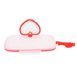 1pc 휴대용 물티슈 상자 아기 유모차 교수형 케이스 여행 디스펜서 레드 Pp 플라스틱 기저귀 홀더 재사용 가능한 친환경 수분