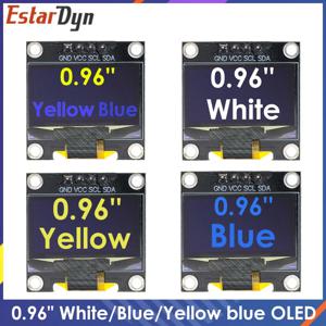 ROHS 인증 0.96 인치 Oled IIC 직렬 백색 OLED 디스플레이 SSD1315 128X64 I2C 12864 Arduino 용 LCD 스크린 보드