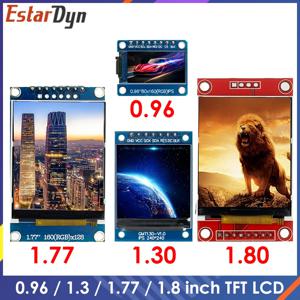 TFT 디스플레이 0.96 1.3 1.77 1.8 인치 IPS 7P SPI HD 65K 풀 컬러 LCD 모듈 ST7735 / ST7789 드라이브 IC 80*160 240*240(OLED 아님)