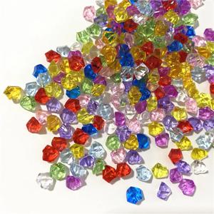 300 개/몫 68g 10*9*6mm 게임 조각 액세서리에 대 한 불규칙 한 아크릴 다이아몬드 전당포 돌 체스 맨